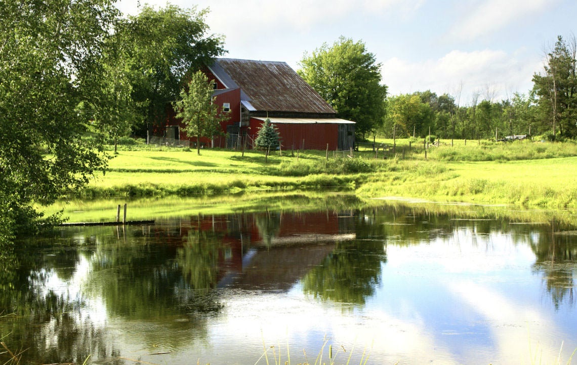 Build A Pond Or Lake On Your Property, Large Farm Pond Landscaping Ideas