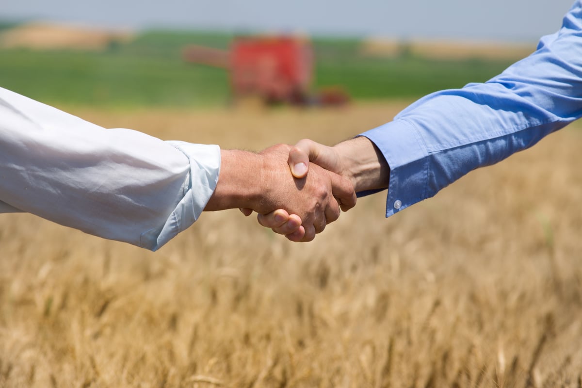 Buying Land Handshake