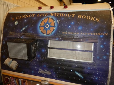 Back of bookmobile