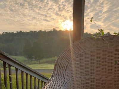 CountryGlimmers_ChairSunrise_CPond_Post