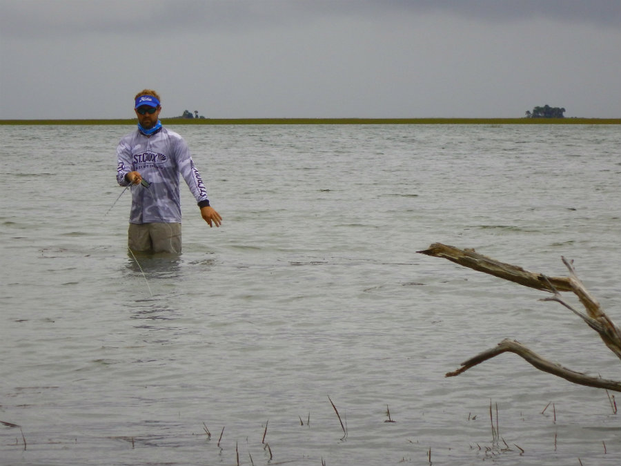 justin carter fishing for redfish DIG charters