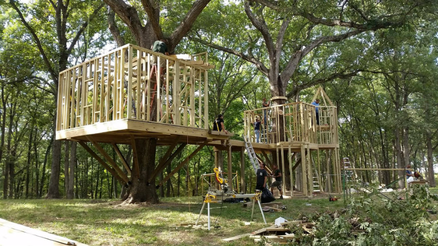 diy network treehouse by tree top builders