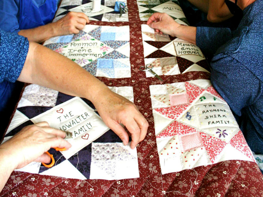 old order mennonite quilting bee