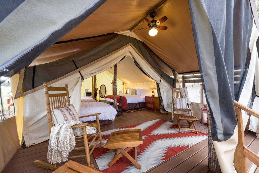 Westgate River Ranch luxury glamping tent in River Ranch, FL