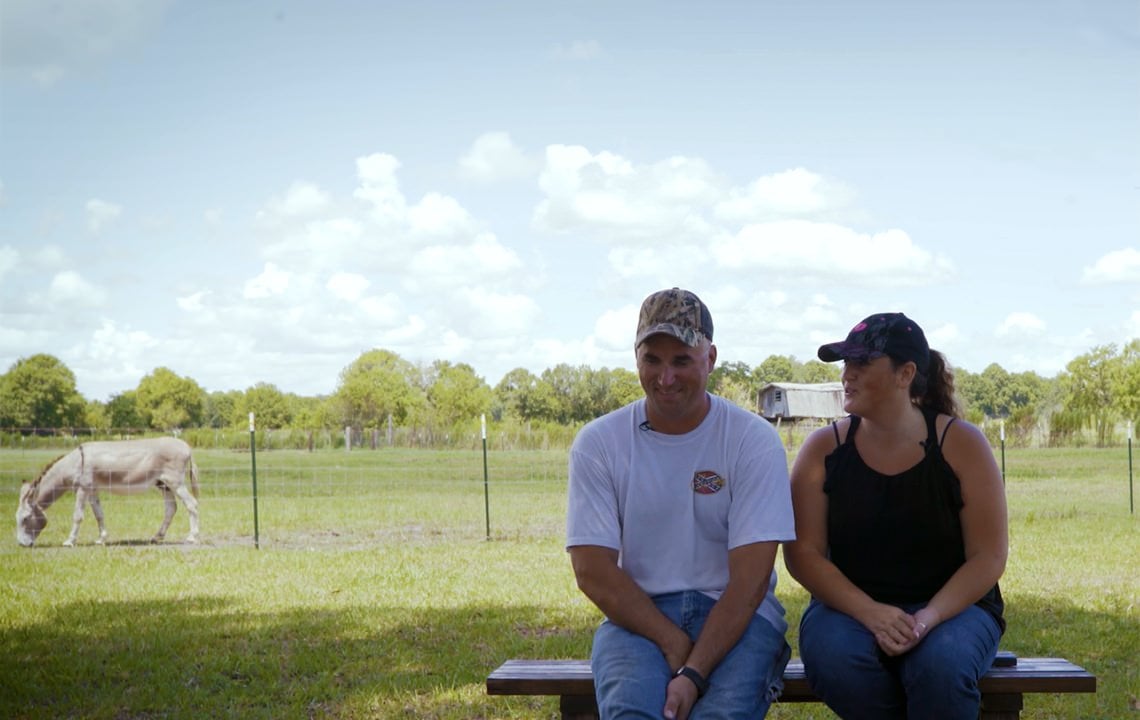 Affordability and Freedom Made Country Life Right for Military Couple