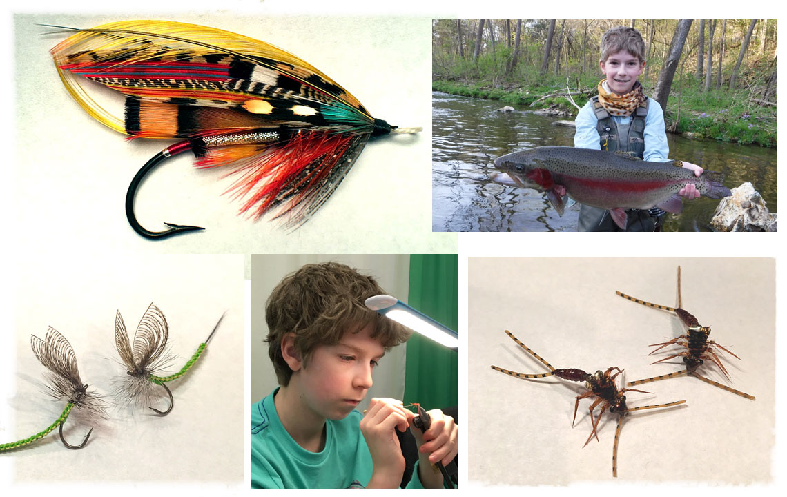 Teen masters the art of fly-tying