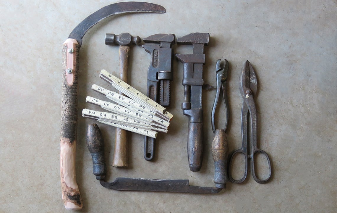 Primitive Tool Box - Archer's Antiques