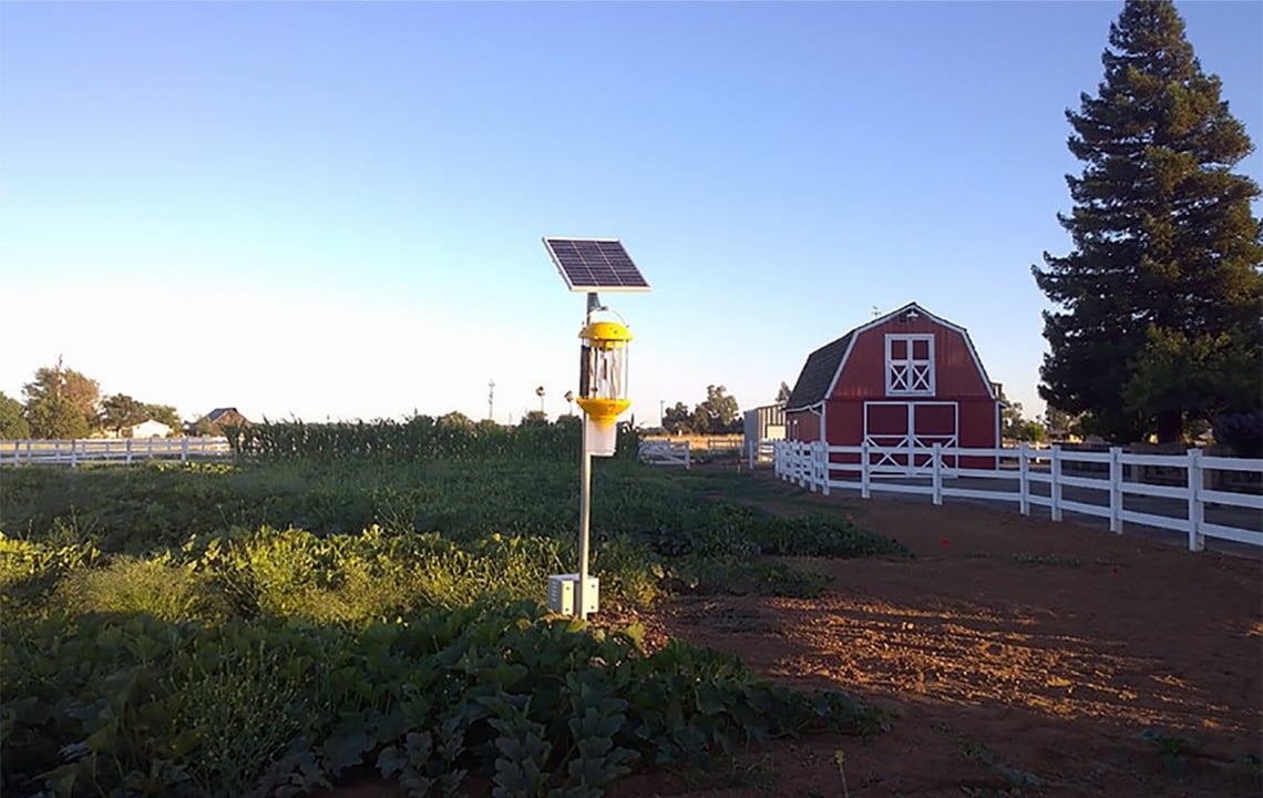 Solar Powered Pest Control Machine offers alternative to pesticides