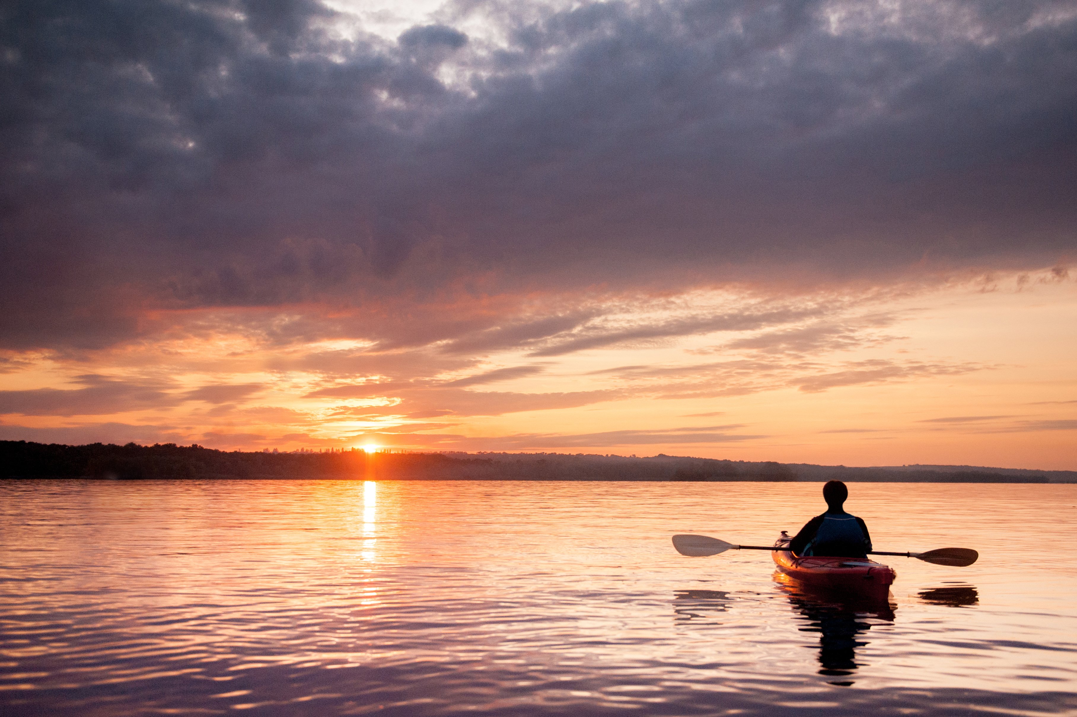 Social Distancing in a Kayak